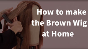 How to make brown color wigs at home?