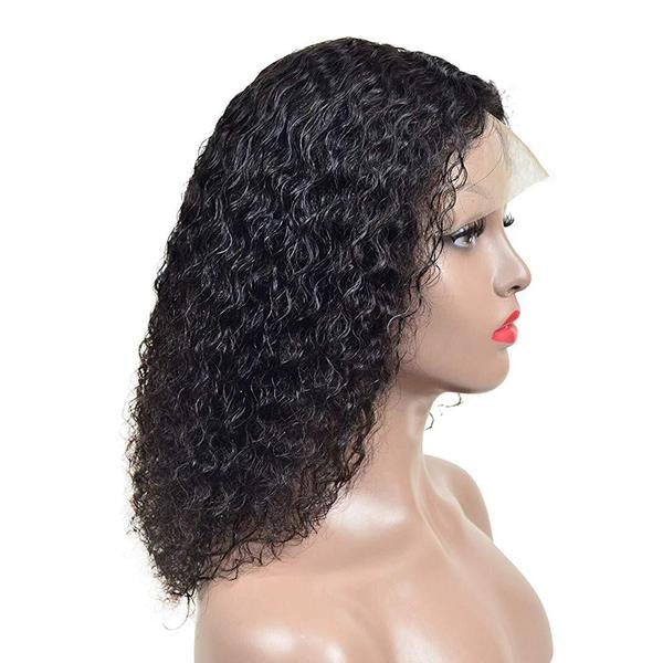 Peruvian Hair Curly Full Lace Wig Natural Color