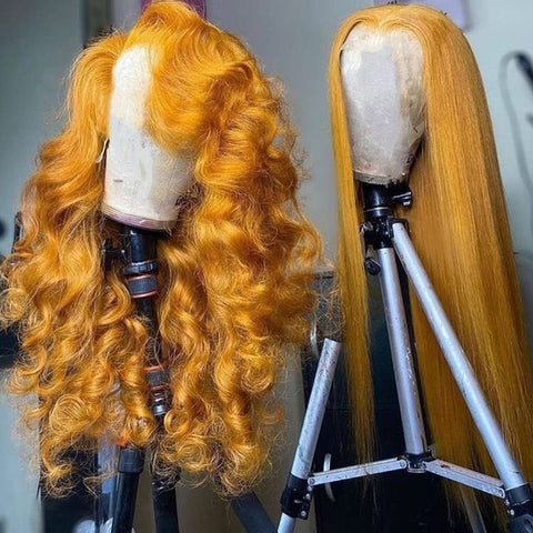 Ginger Color Fashion Style Lace Front Wig