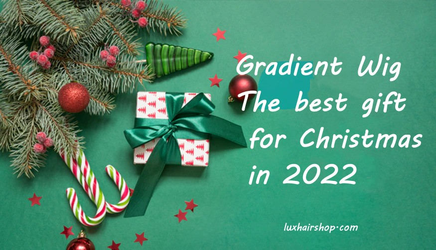 Gradient wig, the best gift for Christmas in 2022! Lux Hair Shop