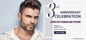 2022 Anniversary Big Sale for Men Hairpieces