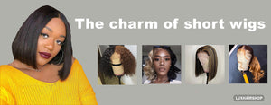 Charm of short wigs