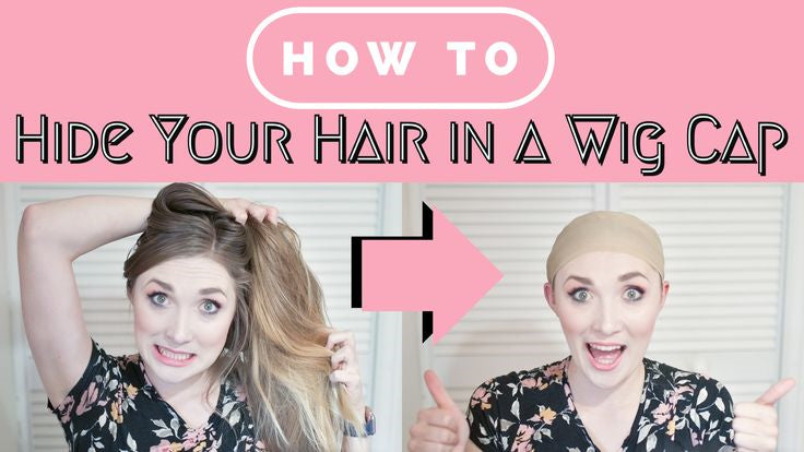 How to hide your own hair when wearing a wig?
