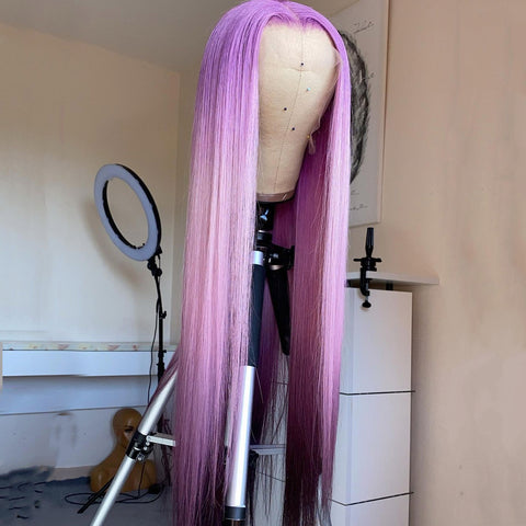 Gradient purple stw wig
