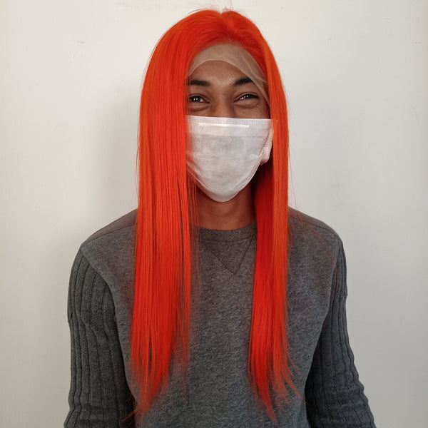 dark orange wig
