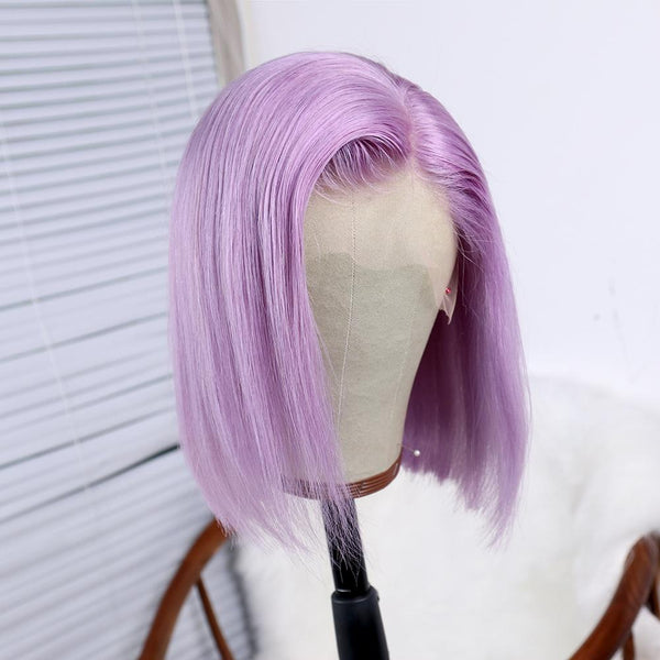 light purple bob wig