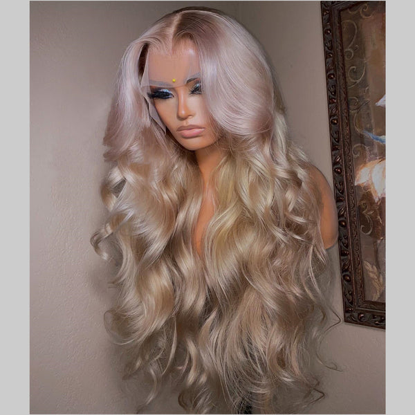 Body-Wave-Platinum-Blonde-Color-Lace-Front-Wig