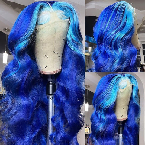 blue wigs