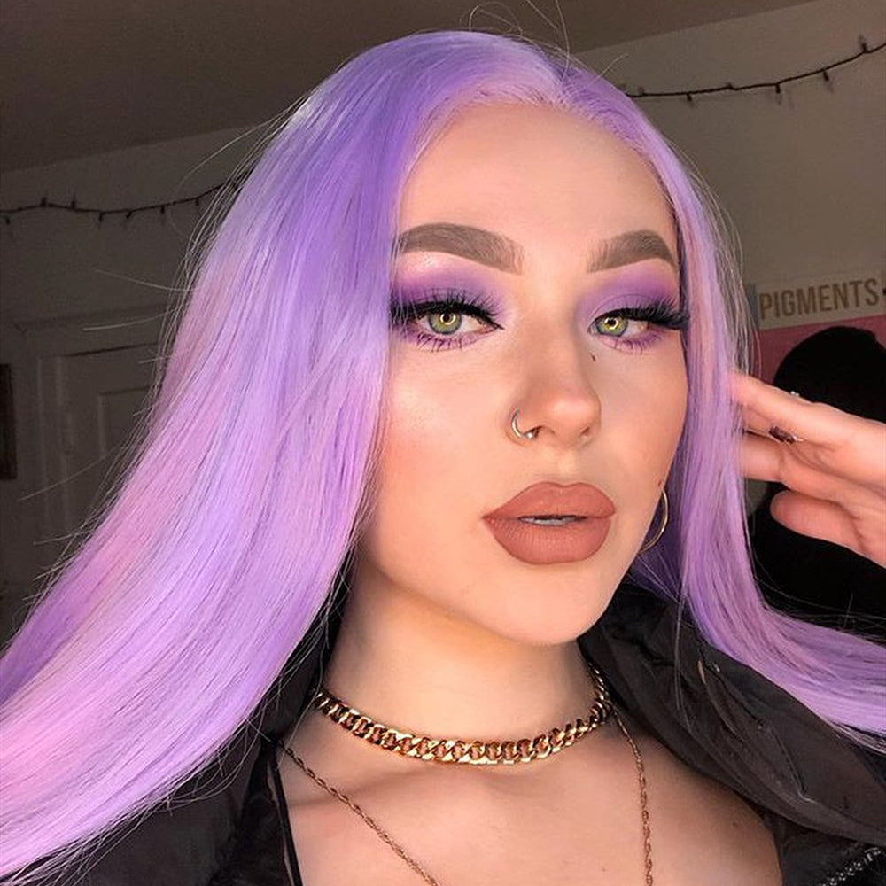  Light Purple Violet wig