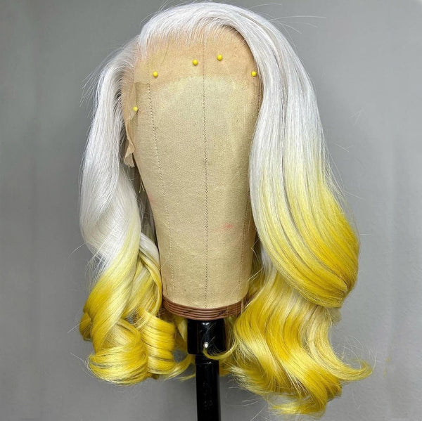 iced blonde bob wig
