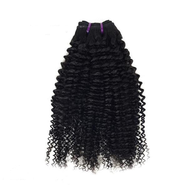 Peruvian Human Hair Weft Black Color Kinky Curl – Lux Hair Shop