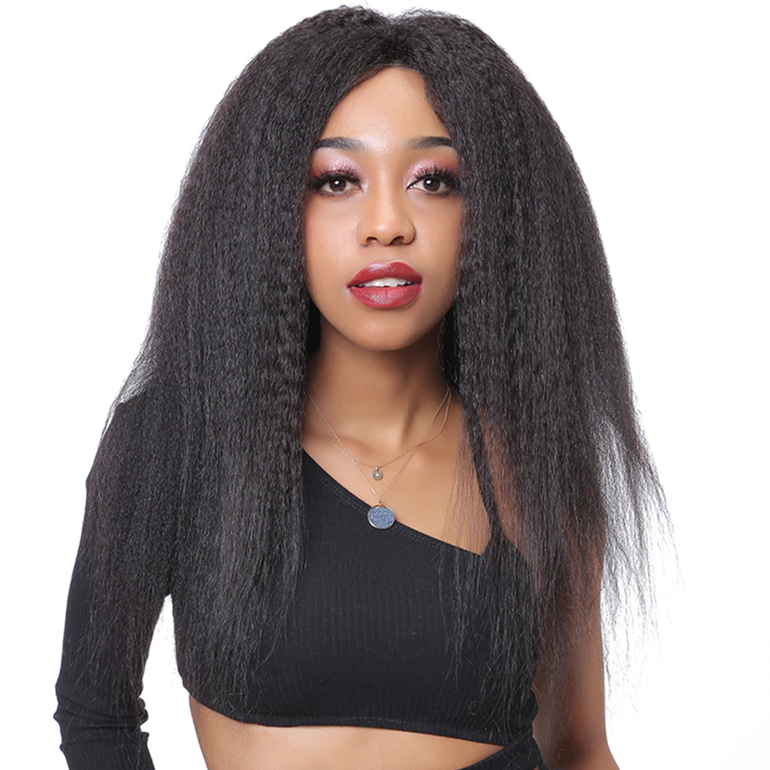 Peruvian Hair Natural Color Long Hair Lace Front Wig Yaki – Lux Hair Shop
